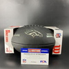 NFL - Broncos RJ Harvey Signed Black Composite Silver Series Football