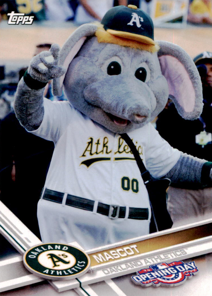 2017 Topps Opening Day Mascots #M17 Athletics Mascot