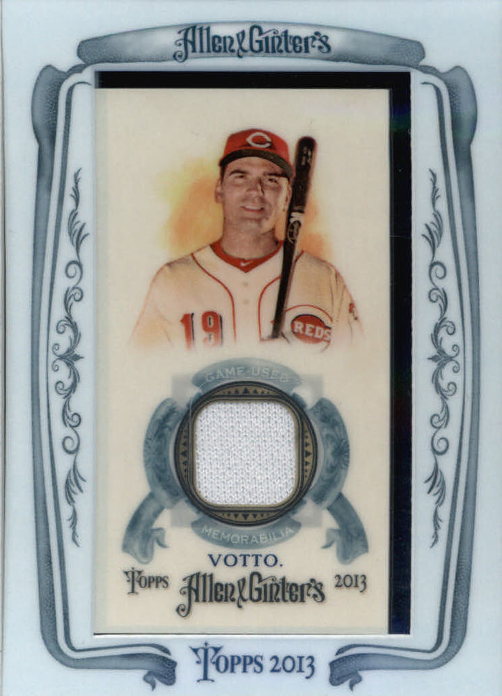 2013 Topps Allen and Ginter Framed Mini Relics #JV Joey Votto