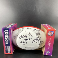 NFL - Chiefs Super Bow 57 Chiefs Multi Signed Football With 13 Signature...
