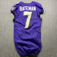 Crucial Catch - Ravens Rashod Bateman Game Worn Jersey (9/22/24) Size 38