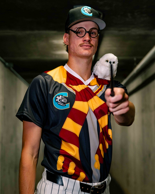 Wikelman Gonzalez #38 Charlotte Knights 2025 Harry Potter Jersey