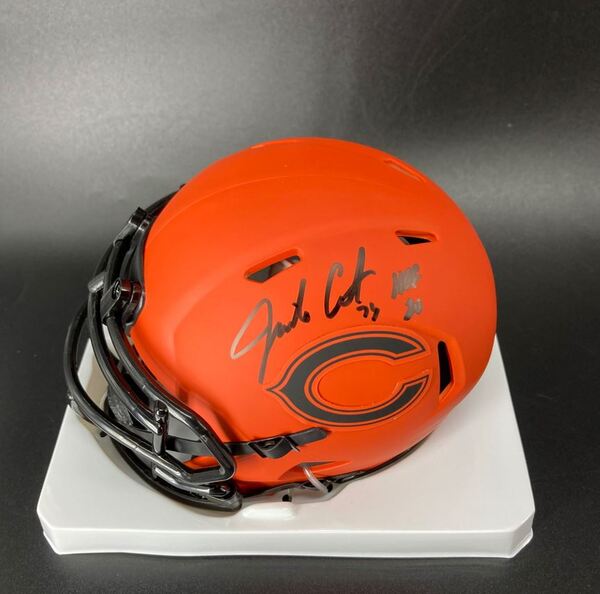 HOF - Bears Jimbo Covert Signed Rave Mini Helmet
