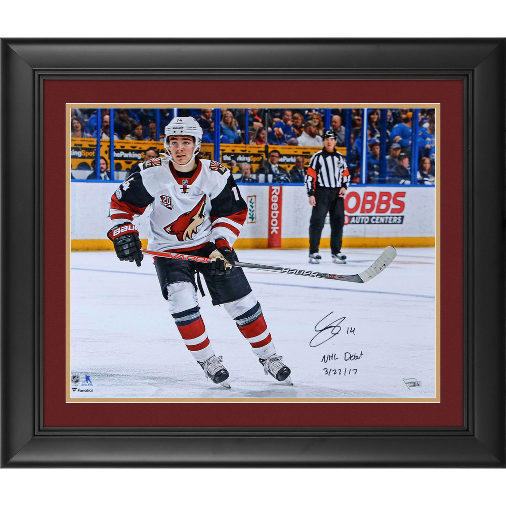 Clayton Keller Arizona Coyotes Framed Autographed 16