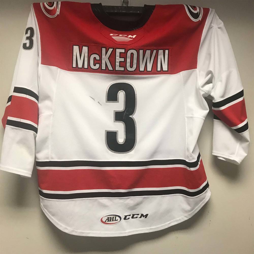 AHL Authentic Charlotte Checkers Regular Season Jersey worn and