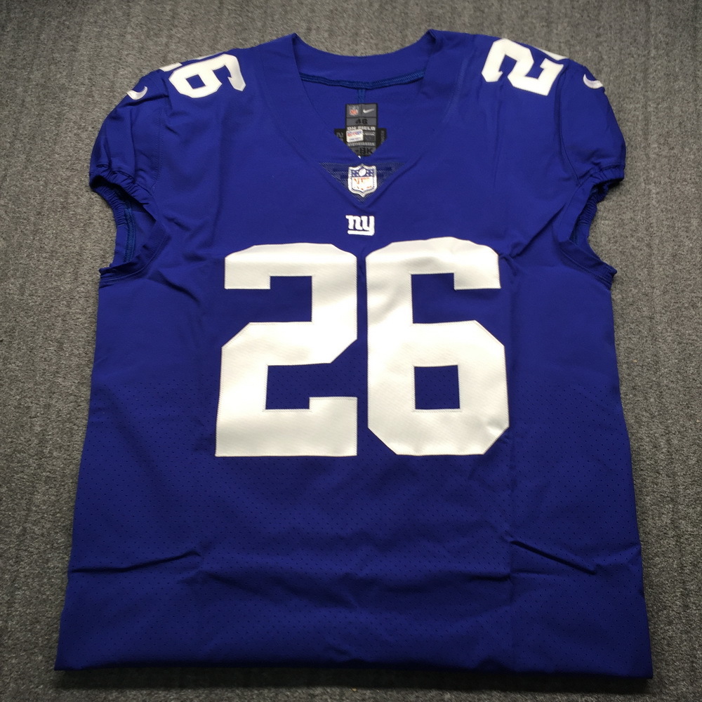 NFL Giants Saquon Barkley Signed Jersey Size 46 The official