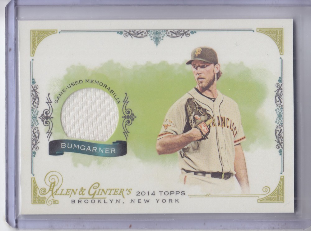 2014 Topps Allen and Ginter Relics #FSRMB Madison Bumgarner