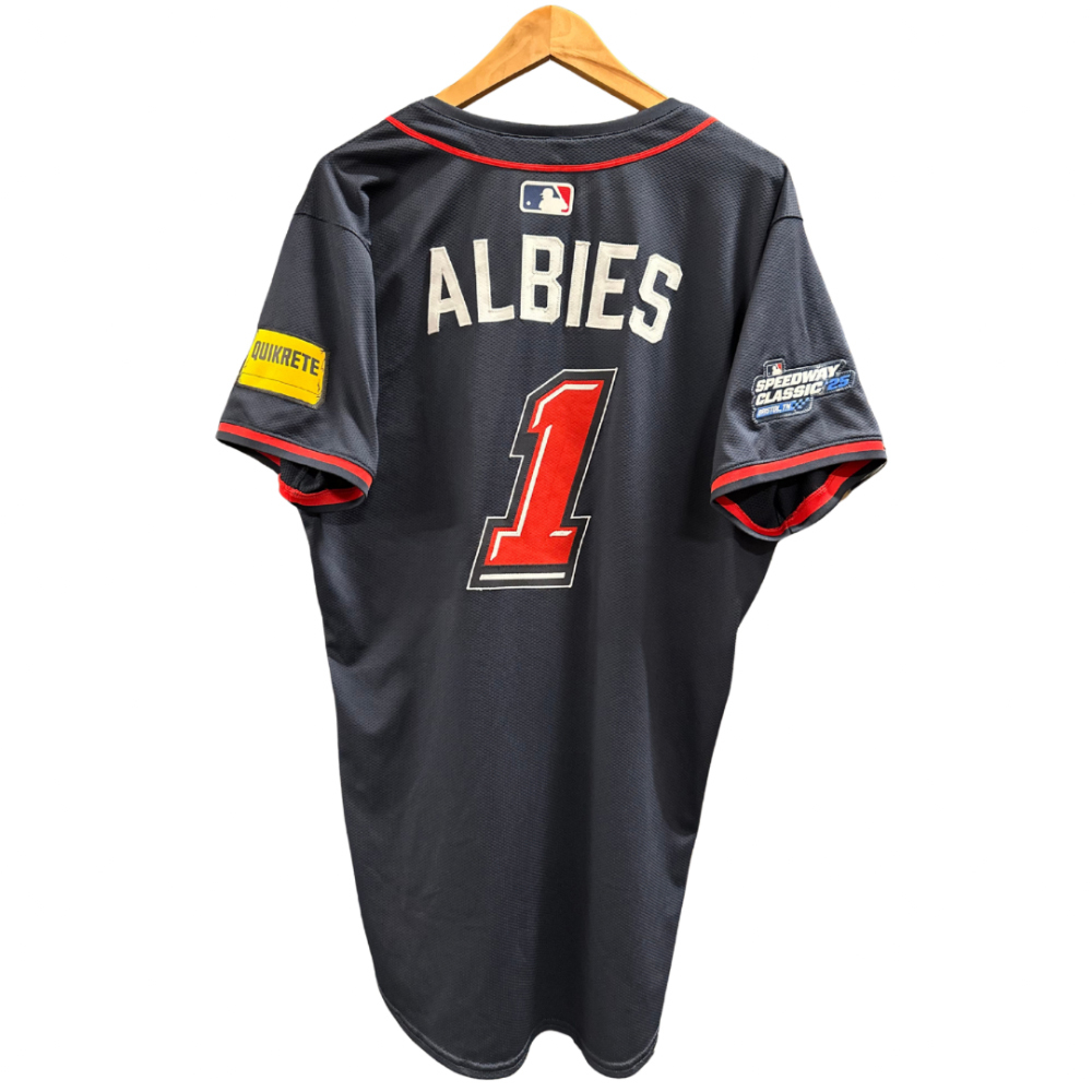 Ozzie Albies Game Used 2025 Speedway Classic Jersey