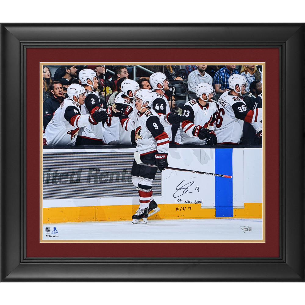 Clayton Keller Arizona Coyotes Framed Autographed 16