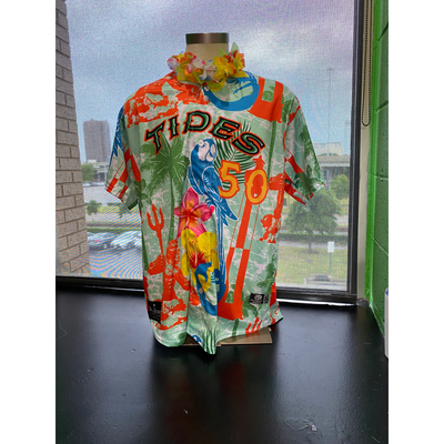 Norfolk Tides #50 Margaritaville Jersey - Size 50