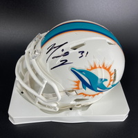 Dolphins - Michael Thomas Signed Mini Helmet