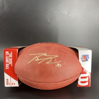Jets - Braxton Berrios Signed Authentic Football