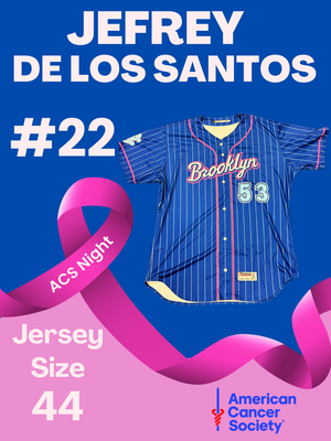 #22 Jefrey De Los Santos Game Used ACS Jersey (Size 44)