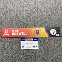 NFL - Steelers Chris Boswell 2024 Pro Bowl Games Nameplate 1 of 1
