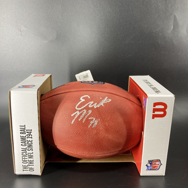 NFL - Saints Erik McCoy Signed Authentic Football