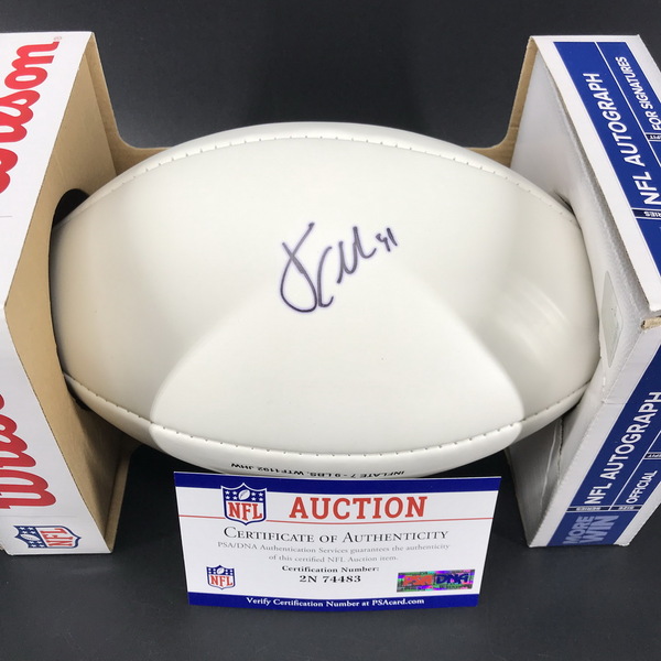 NFL - Patriots Jamie Collins Signed Panel Ball with Patriots Logo
