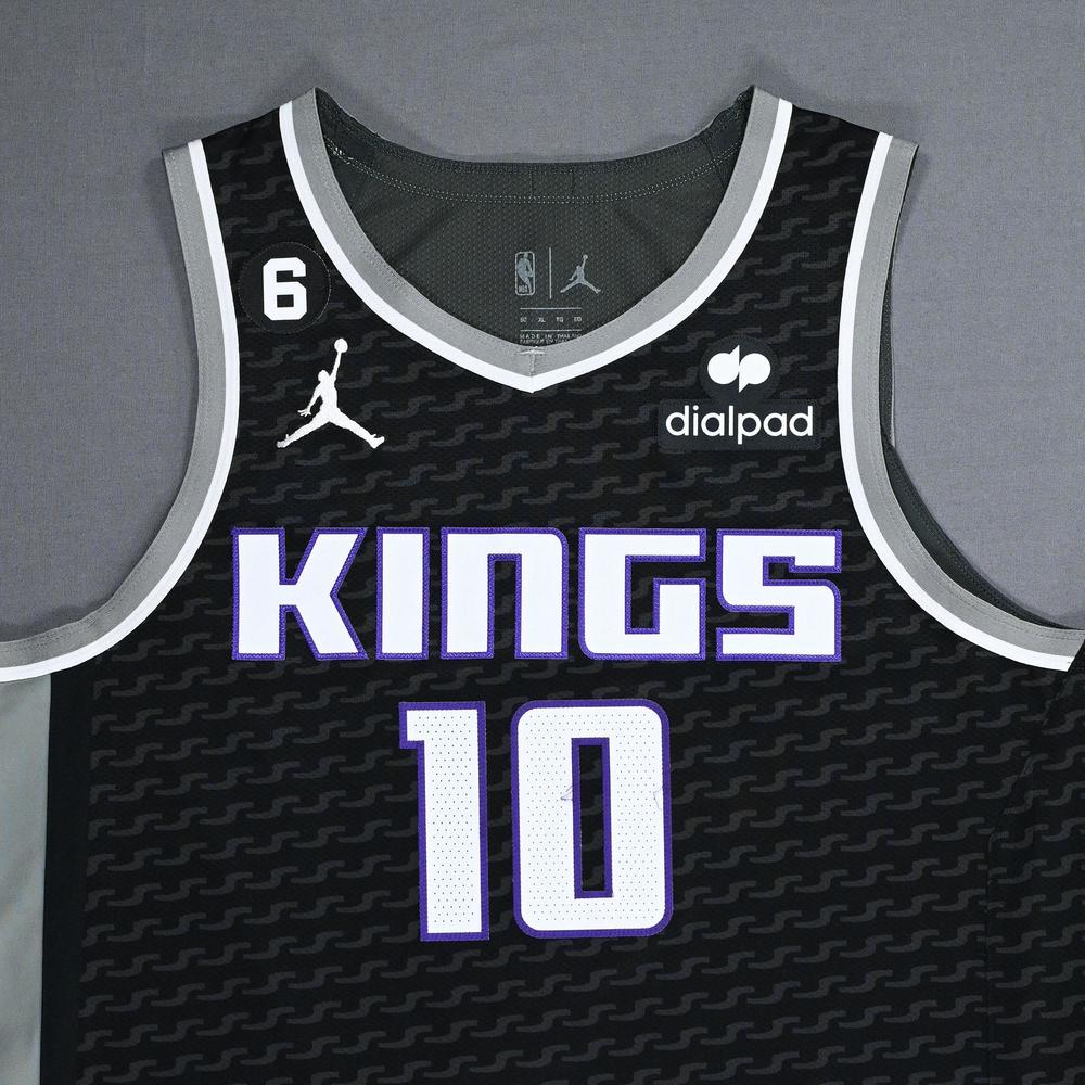 Domantas sabonis sacramento kings kia nba tip off 2022 game worn