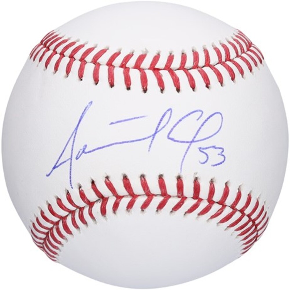 Adolis Garcia Autographed Baseball | MLB Auctions