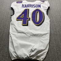 London Games - Ravens Malik Harrison Game Worn Jersey (10/15/23) Size 42...
