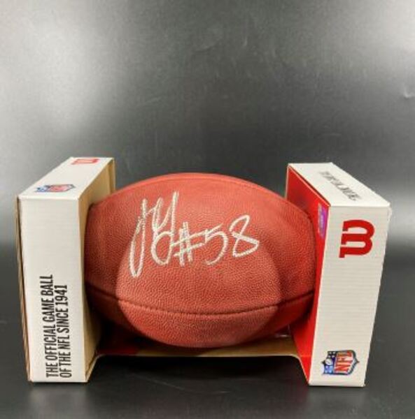 NFL - Vikings Jonathan Greenard Signed Authentic Football