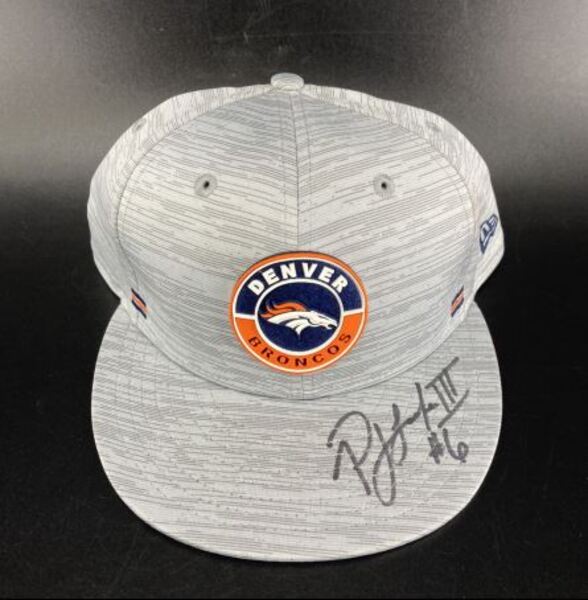 Broncos - PJ Locke Signed Hat (Not Authenticated)