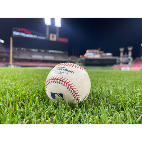 Hunter Greene GABP Debut -- Game-Used Baseball **10th Career Strikeout**-- Hunter Greene to Edmundo Sosa (Strikeout Swinging); to Andrew Knizner (Ground Out) -- Top 2 -- Cardinals vs. Reds on 4/22/22 -- $5 Shipping