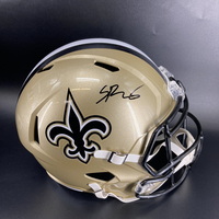 NFL - Saints Spencer Rattler Signed Replica Speed Helmet