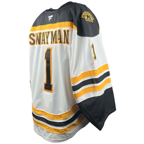 Photo of Game-Used 2024-2025 Season Away Hockey Jersey - Set 3 - Jeremy Swayman