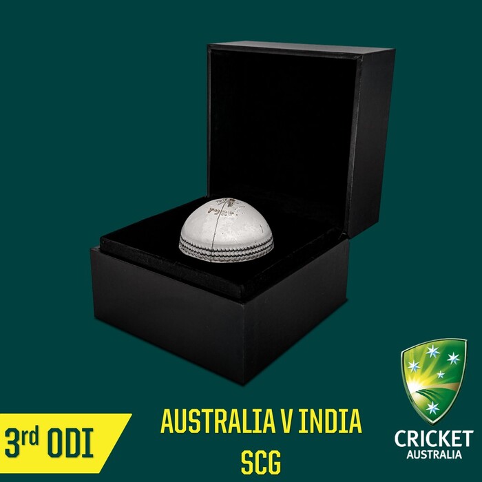 Photo of Australia v India 3rd ODI Match-Used Ball