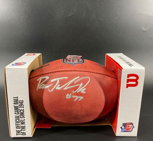 NFL -Cardinals Paris Johnson Signed Authentic Football
