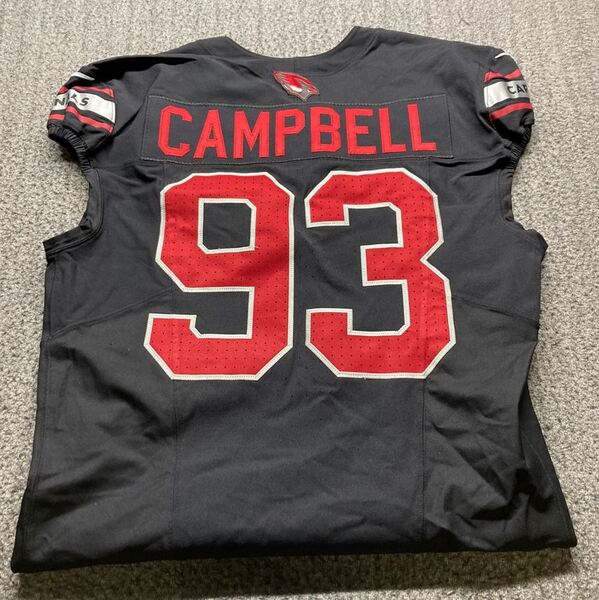 Crucial Catch - Cardinals Calais Campbell Game Worn Jersey (10/05/2025) ...