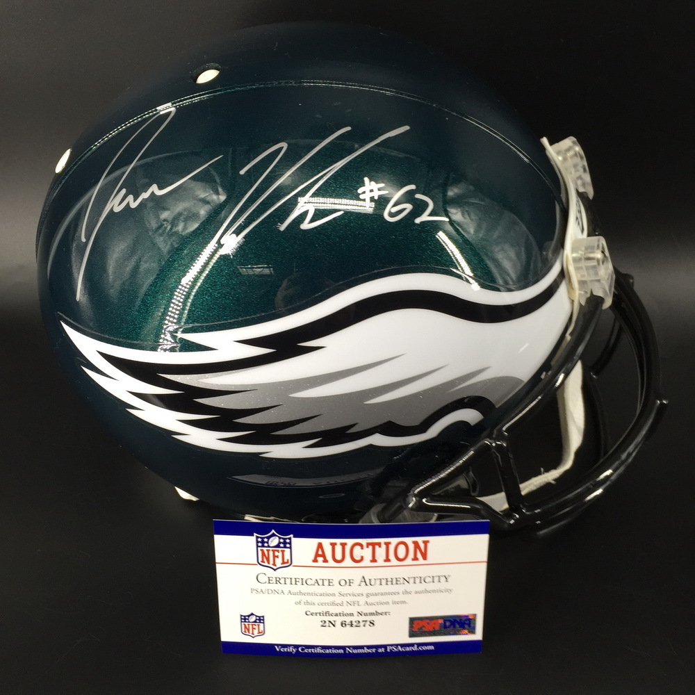 NFL Eagles Jason Kelce Signed Proline Helmet The official auction site of the National