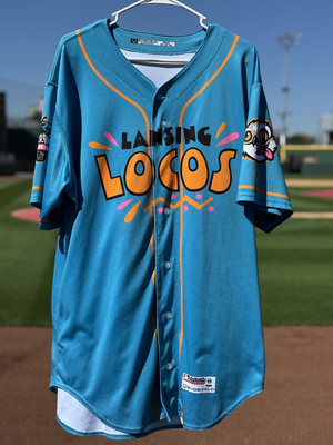 #24 Leo De Vries Size L Lansing Lugnuts - Locos Jersey 
