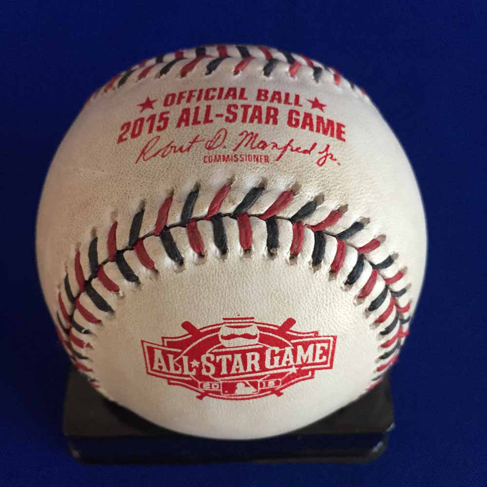 UMPS CARE AUCTION: 2015 All Star Game Ball Signed by Tim Welke - Not MLB  Authenticated | MLB Auctions, image size:1000x1000