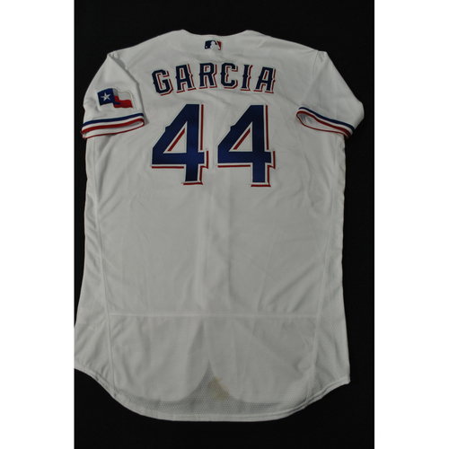 Hank Aaron Chasing the Dream Foundation: Adolis Garcia 2021 MLB All-Star Workout Day BP-Worn # 44 Jersey