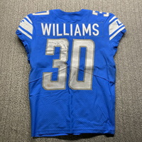 Crucial Catch - Lions Jamaal Williams Game Worn Jersey (10/02/22) Size 4...