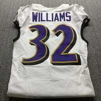 London Games - Ravens Marcus Williams Game Worn Jersey (10/15/23) Size 3...