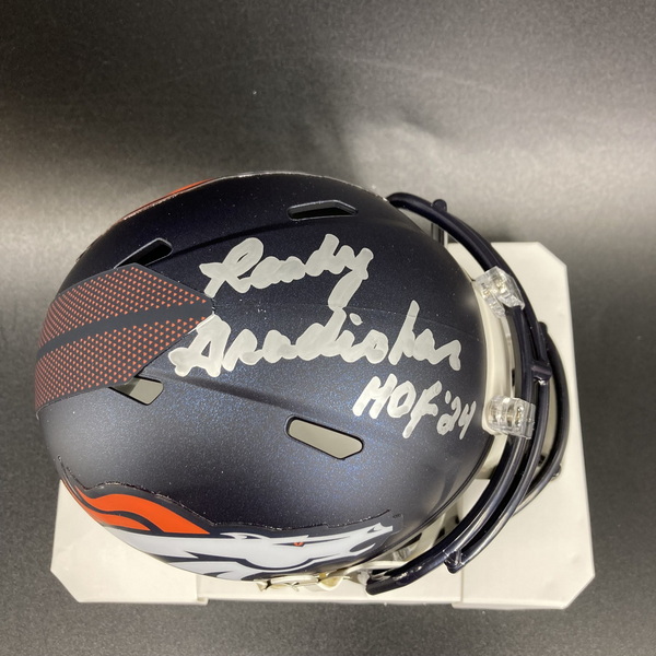 HOF - Broncos Randy Gradishar Signed Mini Helmet