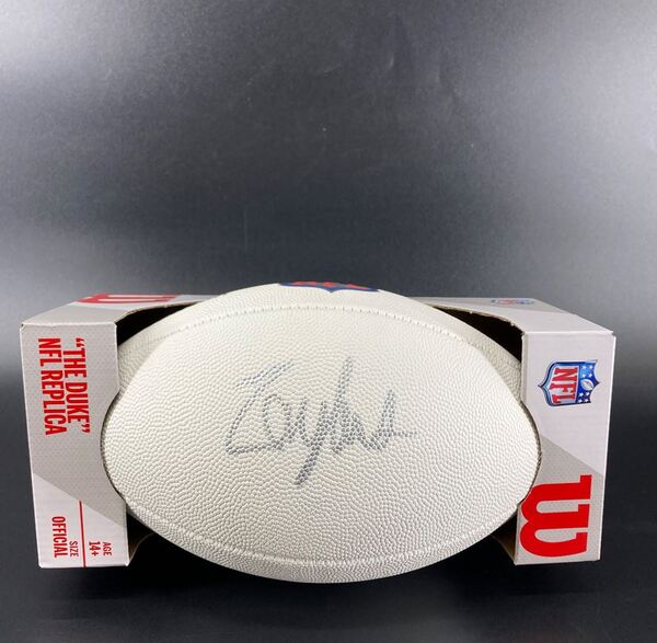 NFL - Cowboys Isaiah Land Signed Composite Football