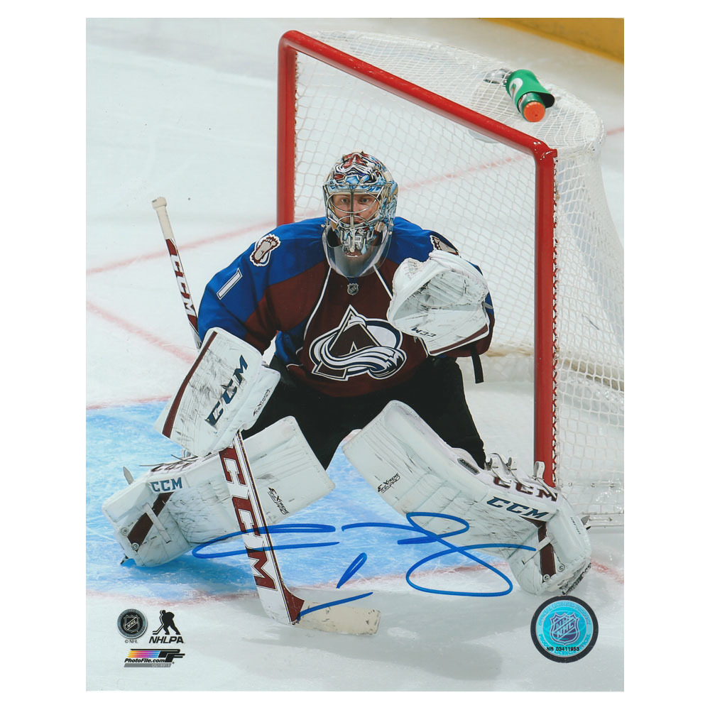 Semyon Varlamov Autographed Colorado Avalanche 8X10 Photo