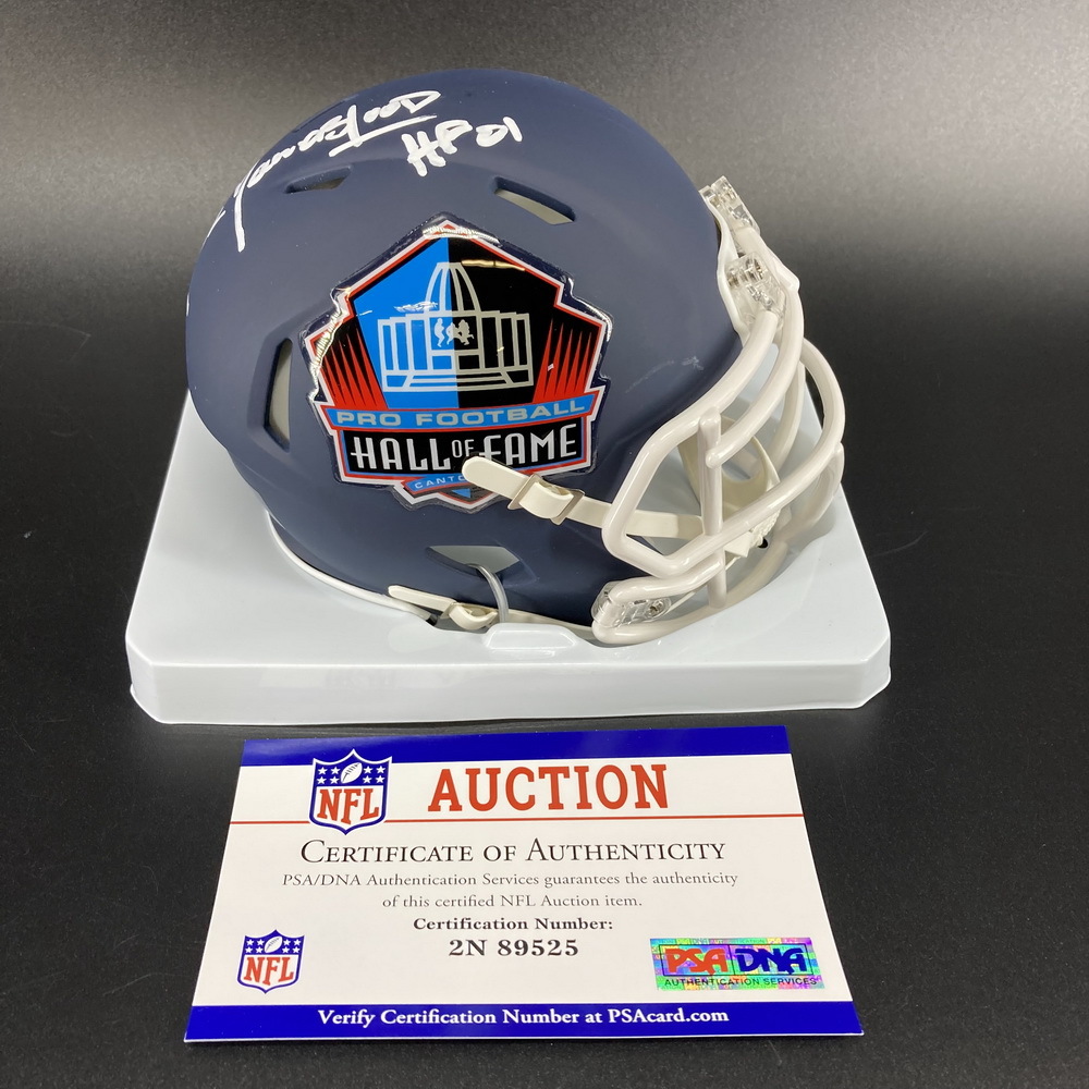 HOF Rams Jack Youngblood Signed HOF Mini Helmet The official