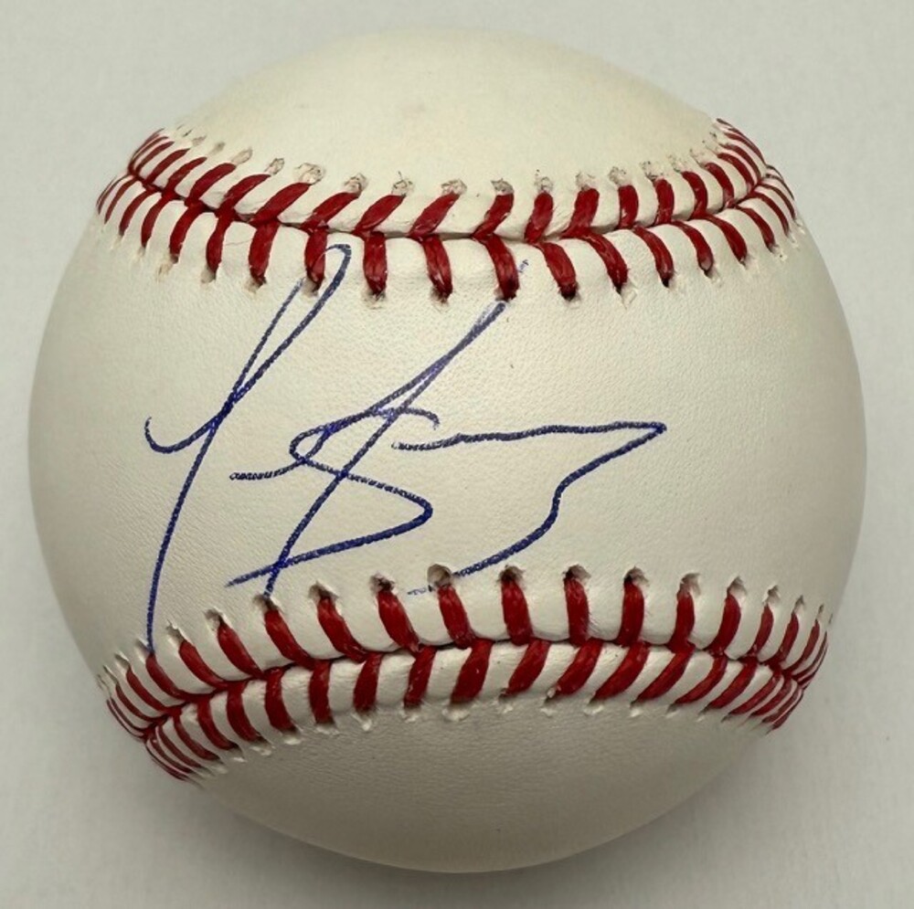 祝首位打者❗️Luis Areaez直筆サイン　MLB Auto Luis Arraez Autographed Baseball | MLB Auctions