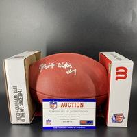 NFL - Dolphins Malik Willis Signed Authentic Football
