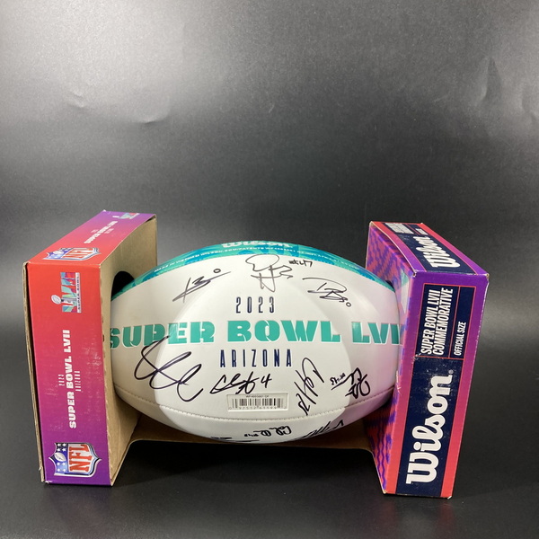 NFL - Chiefs Multi-Signed Panel Ball With 13 Signatures Includng Pacheco...