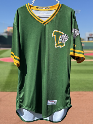 #24 Leo De Vries Size L Lansing Lugnuts - Batting Practice Jersey 