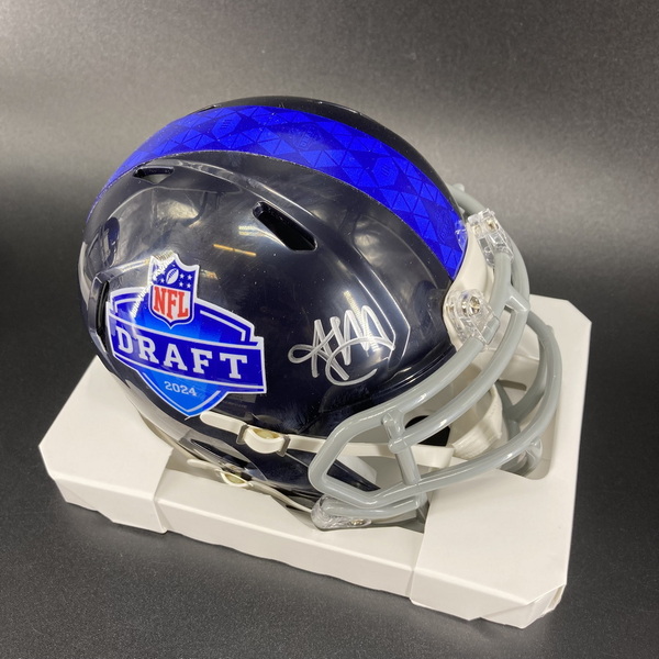 NFL - Colts Adonis Mitchell Signed NFL Draft Mini Helmet