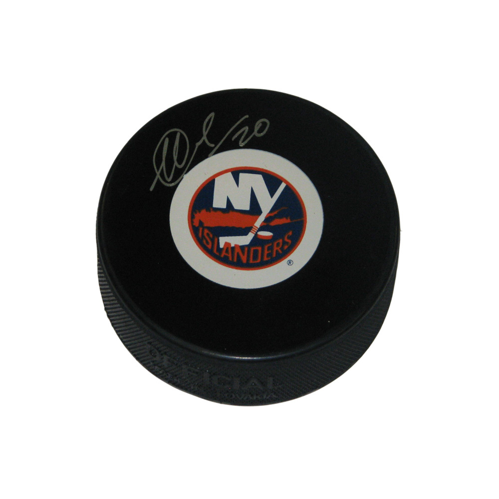 EVGENI NABOKOV Signed New York Islanders Puck