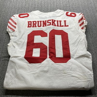 International Series - 49ers Daniel Brunskill Game Worn Jersey (11/21/22...