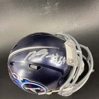 Titans - Rashaan Evans Signed Mini Helmet