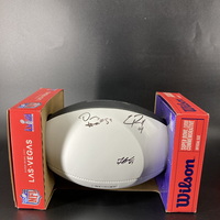 Red Cross - Chiefs Multi Sign Super Bowl LVIII Commemorative Panel Ball ...